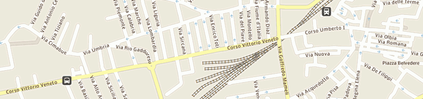 Mappa della impresa panda spa a OLBIA