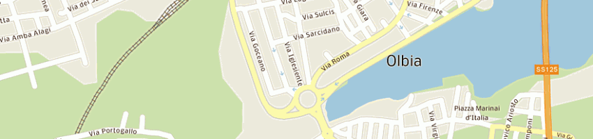 Mappa della impresa russo pasquale a OLBIA