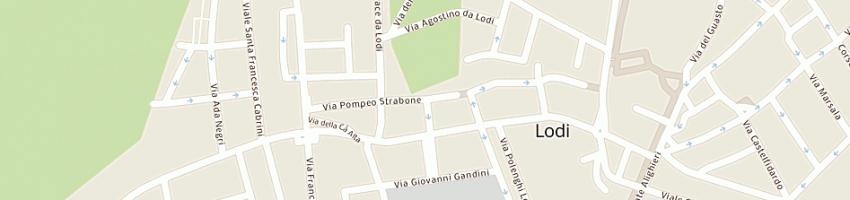 Mappa della impresa pixel di paradisi chiara a LODI