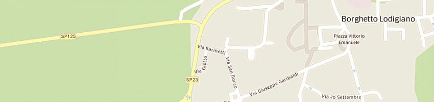 Mappa della impresa zambelli fratelli costante giuseppe e vincenzo sdf a BORGHETTO LODIGIANO