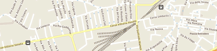 Mappa della impresa dada sport di crasta adriana a OLBIA