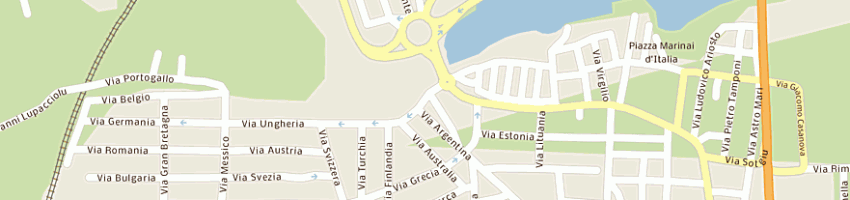 Mappa della impresa fallani riccardo a OLBIA