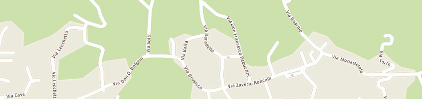 Mappa della impresa tosetti daniele a SOTTO IL MONTE GIOVANNI XXIII