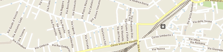 Mappa della impresa cisse aly a OLBIA