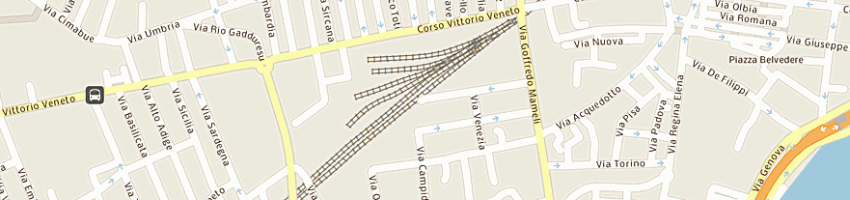 Mappa della impresa la royal chaty di marongiu catherina e c snc a OLBIA