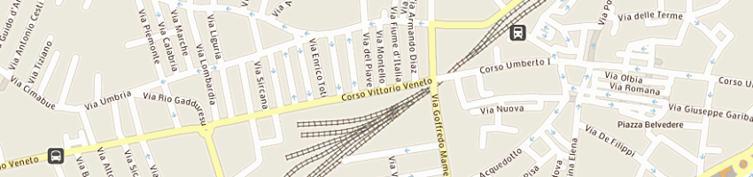 Mappa della impresa la coccinella a OLBIA