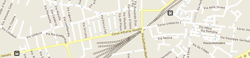 Mappa della impresa erresse snc a OLBIA
