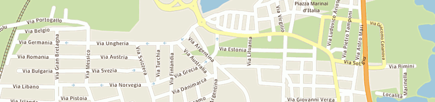 Mappa della impresa cooperativa sociale adest a rl a OLBIA
