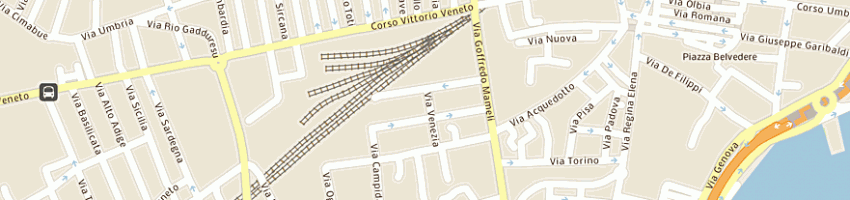 Mappa della impresa carta maria a OLBIA