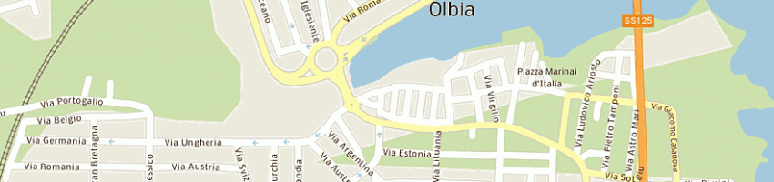 Mappa della impresa fikta federazione italiana karate tradizionale a OLBIA