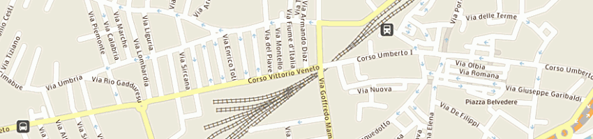 Mappa della impresa bianco maria antonietta rita a OLBIA