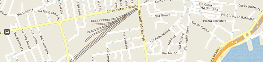 Mappa della impresa laboratorio analisi di milillo patrizia a OLBIA