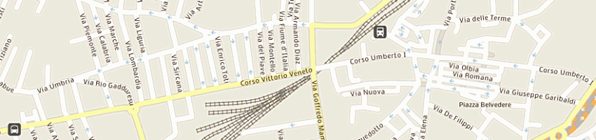 Mappa della impresa service center di rosangela cossu e c sas a OLBIA