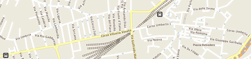 Mappa della impresa pinuccio srl a OLBIA