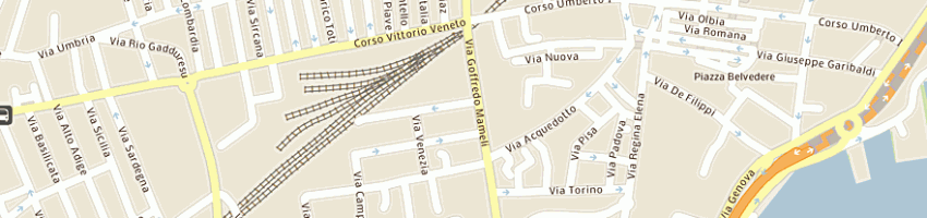 Mappa della impresa turmo travel srl a OLBIA