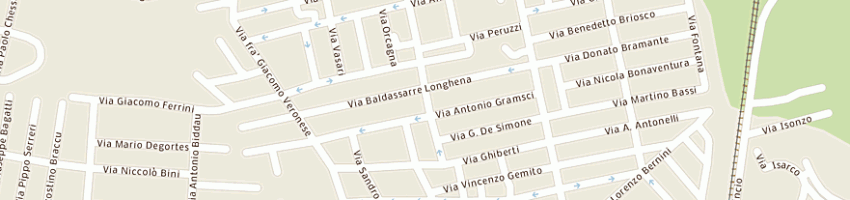 Mappa della impresa dettori market srl a OLBIA