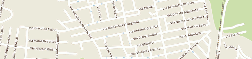 Mappa della impresa urpe michele a OLBIA