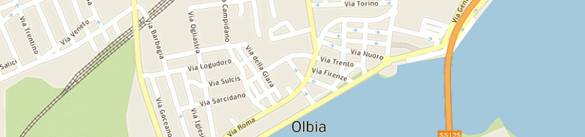 Mappa della impresa fideli gian franco a OLBIA