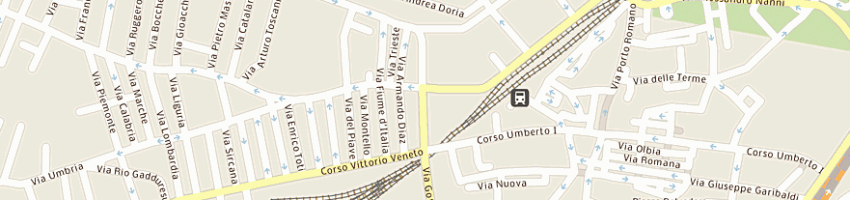 Mappa della impresa cps computer 2000 srl a OLBIA