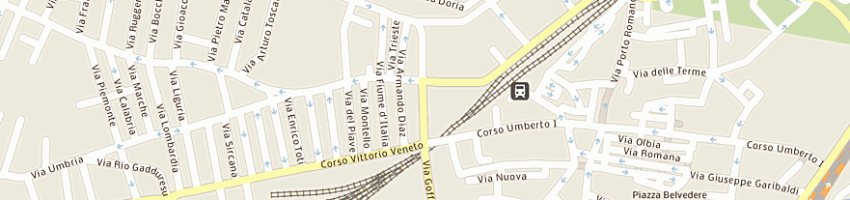 Mappa della impresa agenzia la maison di atzeni nicolina a OLBIA
