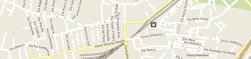 Mappa della impresa bagus di gabriela rizzo a OLBIA