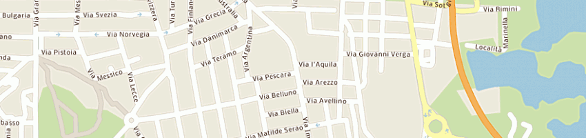 Mappa della impresa ghera francesca a OLBIA