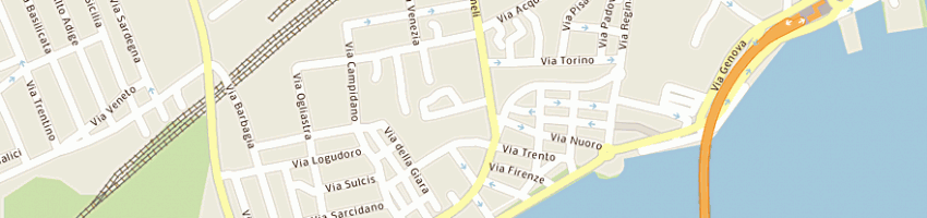 Mappa della impresa studio deca snc di degortes mstella e campesi gabriella a OLBIA
