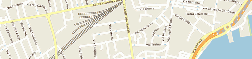 Mappa della impresa scaduto antonello a OLBIA
