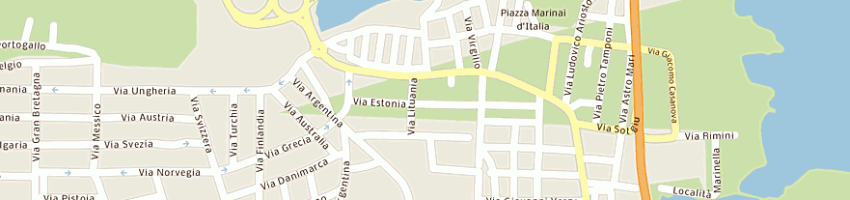 Mappa della impresa azienda sanitaria locale 2 a OLBIA