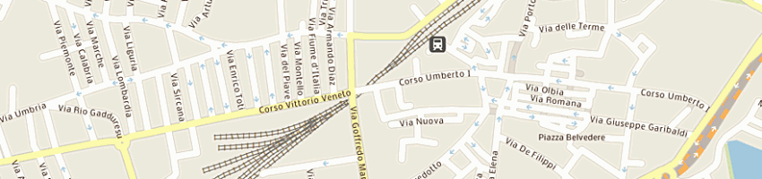 Mappa della impresa andromeda srl a OLBIA