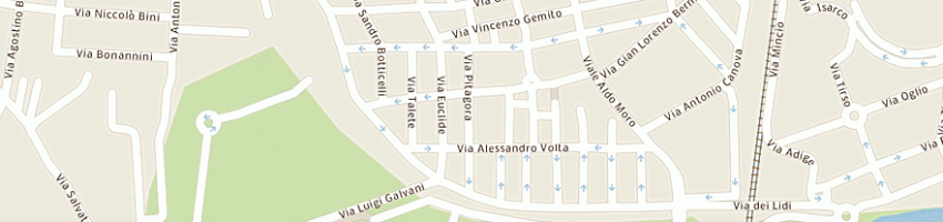 Mappa della impresa associati srl a OLBIA
