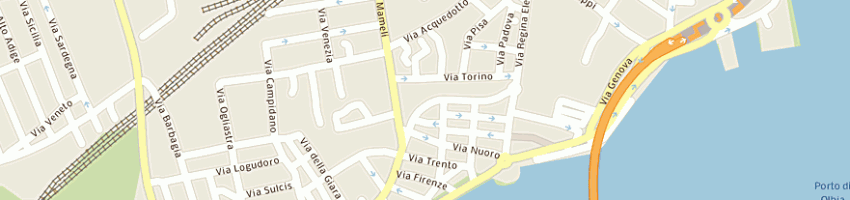 Mappa della impresa asara liliana a OLBIA