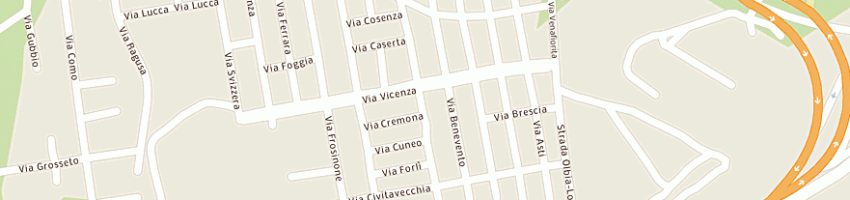 Mappa della impresa loddo paolo a OLBIA