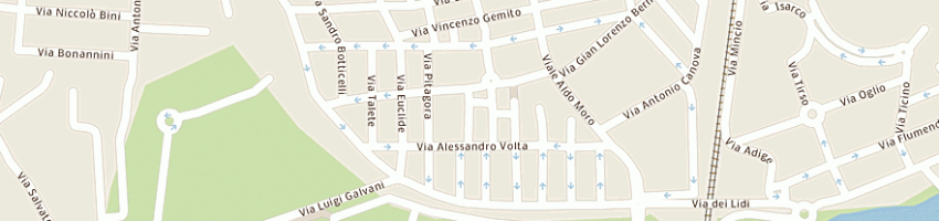 Mappa della impresa piras martino a OLBIA