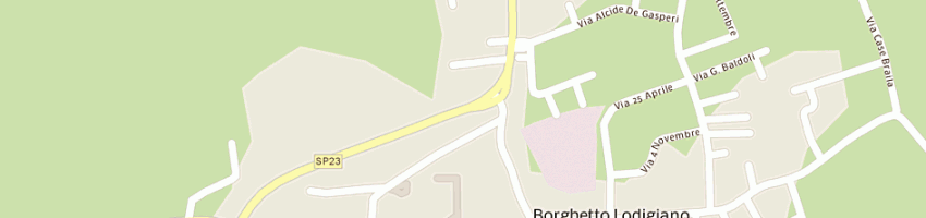 Mappa della impresa carabinieri a BORGHETTO LODIGIANO