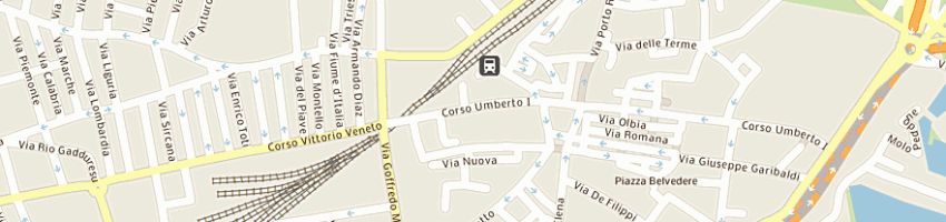 Mappa della impresa mediaseven di claudio ciriminna a OLBIA