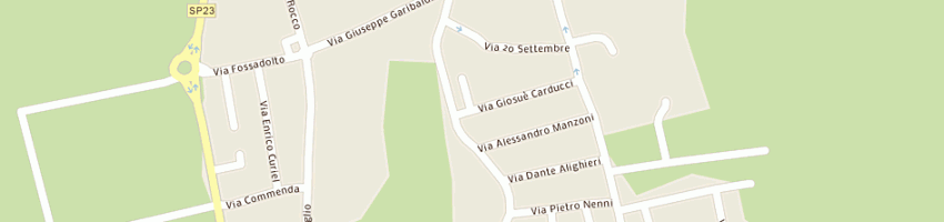 Mappa della impresa donelli angelo a BORGHETTO LODIGIANO