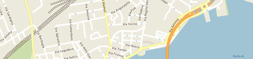 Mappa della impresa blobs di fiori gavina a SASSARI