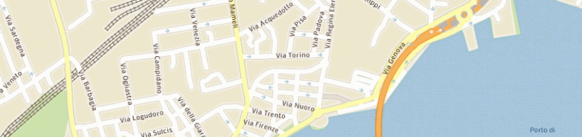 Mappa della impresa righi carlo e c snc a SASSARI