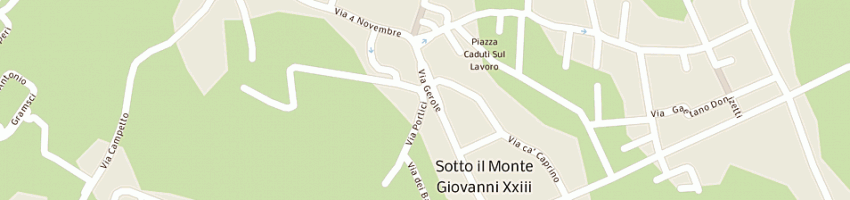 Mappa della impresa fom ascensori sas dei flli formenti e c a SOTTO IL MONTE GIOVANNI XXIII