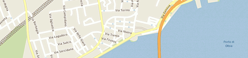 Mappa della impresa linea oro mesina di foddai rosa e c sas a SASSARI