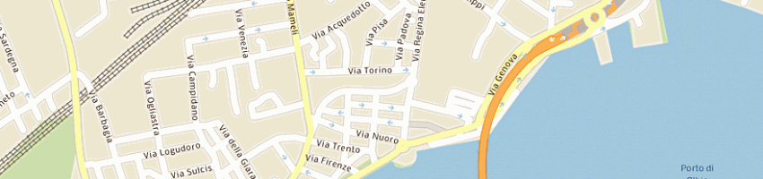 Mappa della impresa il pinguinom e g sas di petta monica e c a OLBIA