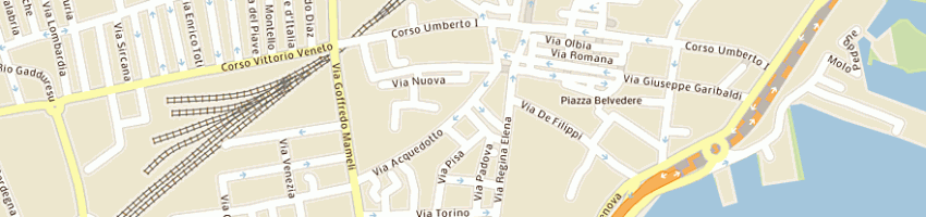 Mappa della impresa ottico firinaiu a OLBIA