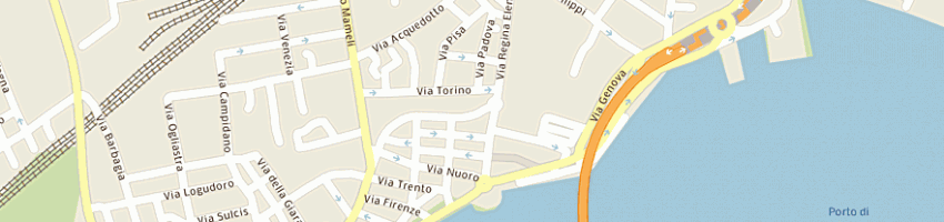 Mappa della impresa casula giuseppe a OLBIA