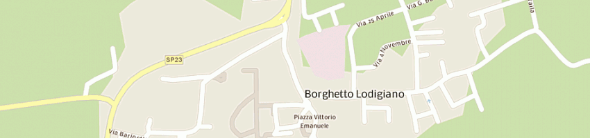 Mappa della impresa lightweb srl a BORGHETTO LODIGIANO