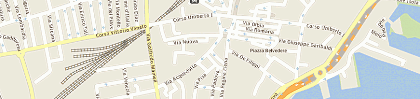 Mappa della impresa deiana michelino e c (snc) a OLBIA