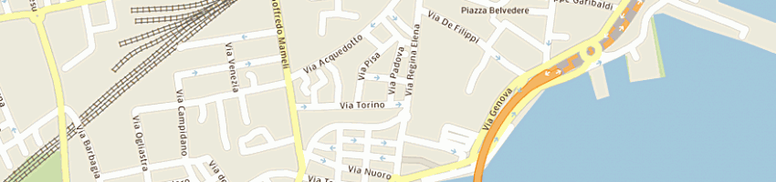 Mappa della impresa assfilo d'argento a OLBIA