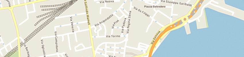Mappa della impresa spano giovanni a OLBIA