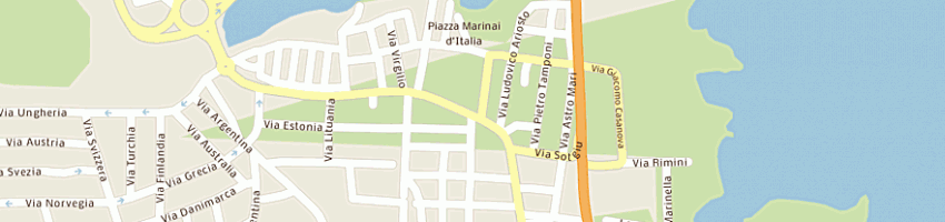 Mappa della impresa rappresentanze sas di scanu giuseppe e c a OLBIA