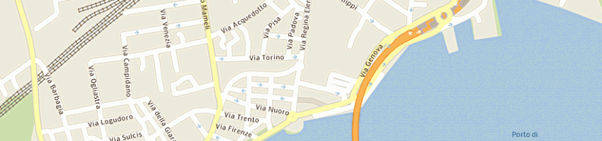 Mappa della impresa hashmi brothers sas di akbar jamshed e c a OLBIA